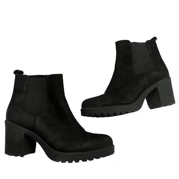 Vagabond Grace Platform Nubuck Leather Ankle Boot, Sz 9.5 - Picture 2 of 15